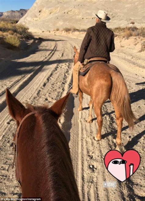 Lara croft owns a black steed. Lara Bingle goes horse riding with her son in Utah | Daily ...