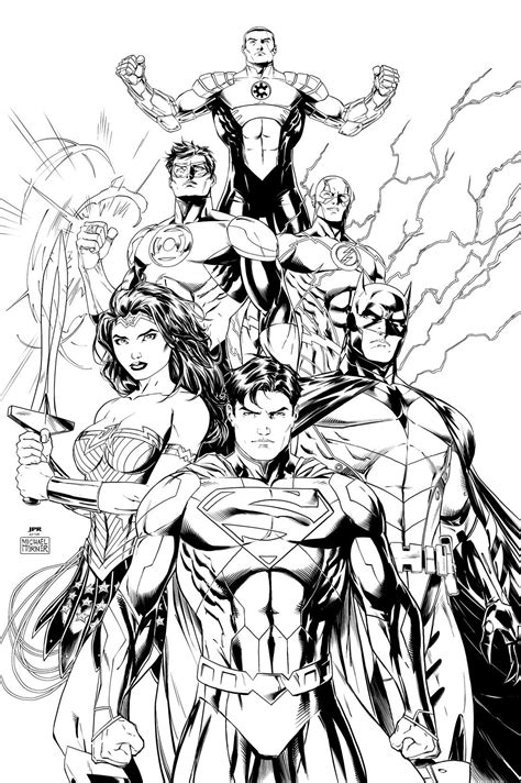 Marvel coloring pages for adults (based on keywords). The Justice League, also called the Justice League of ...