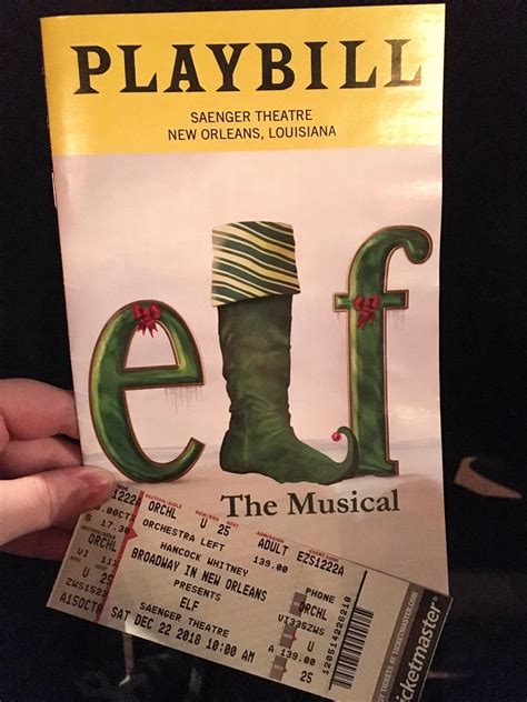 Mit «wherever you will go» landeten the calling einer der grössten hits des letzten jahrzehnts. Elf The Musical Playbill Saenger New Orleans 2000-Now ...