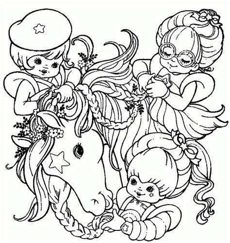 Rainbow bright coloring pages for kids online. Rainbow Brite Sheets - Coloring Home