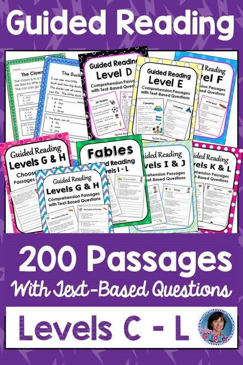 An inference question will often use the words suggest or infer right in the tag, and since your students will be educated about what an inference is and what it is not, they will understand that in order to come to a conclusion, they must use evidence or support presented in the passage. Guided Reading Comprehension Passages and Questions ...