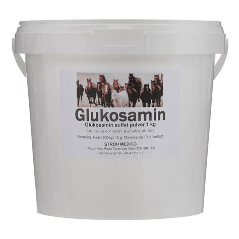 Only three products in our 2008 analysis would give you 1200mg/day or more of chondroitin sulphate if you take the maximum recommended dose. Veterinary glucosamine for horses 1 kg - Strohmedico.com