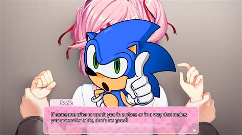 Join for free log in my subscriptions videos i like. Sonic says: DON'T TOUCH THE LEGAL LOLI. | Doki Doki ...