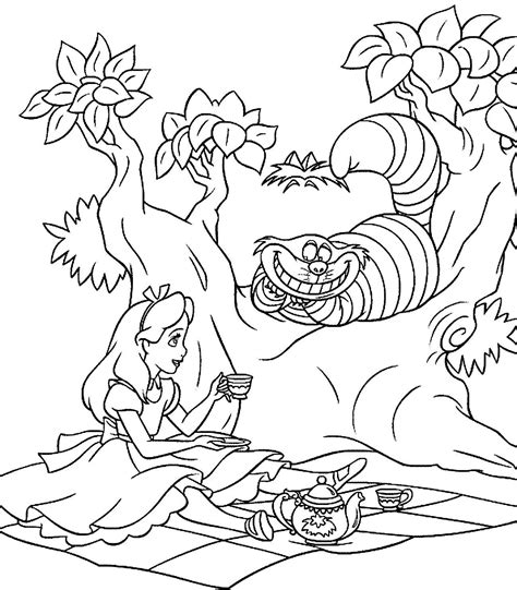 They will provide hours of coloring fun for kids. Alice In Wonderland Coloring Pages | Disney coloring pages ...