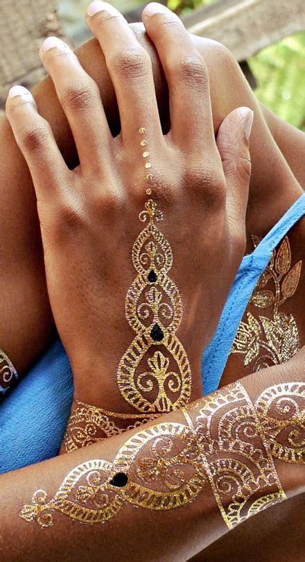 Since there are various henna grades in the market, henna has a number of properties that you should know about. Tatto Ideas 2017 - Buy some metallic temporary tats for ...