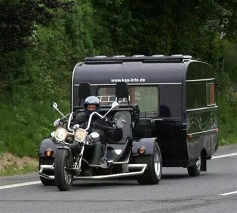 There is a pretty wide range of trailer options for pulling behind your bike if you are thinking about going camping. Just unbeliveable!! I want one!! | Pull behind motorcycle ...