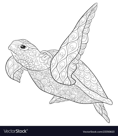 Coloring pages for kids and adults, play free coloring pages for kids and adults. Cute Turtle Coloring Pages For Adults | aesthetic name