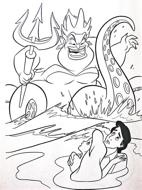 Ariel remains an intensely popular disney character, and her nemesis ursula is near the top of disney villains, too. Ariel-and-Ursula-Disney-coloring-page | party | Disney ...