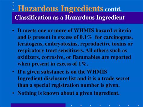 1993 hazardous waste i.d no. PPT - Material Safety Data Sheets PowerPoint Presentation ...