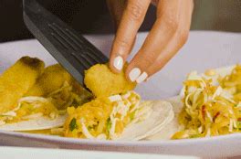 Fish tacos are a favorite quick and easy weeknight meal. Fish Finger Tacos with PERinaise | Nando's