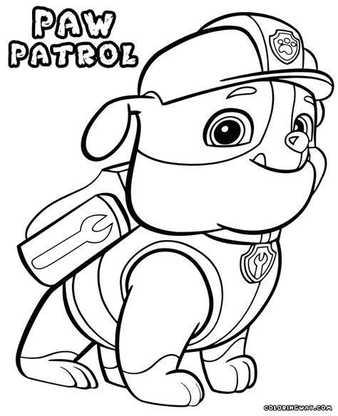 Paw patrol interesting facts and coloring sheets: 27 Paw Patrol Coloring Pages: Printable PDF - Print Color ...