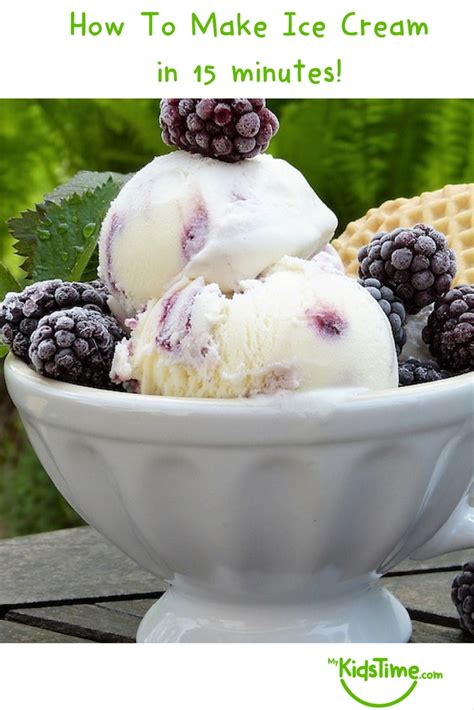 How to Create Homemade Ice Cream in 15 Minutes
