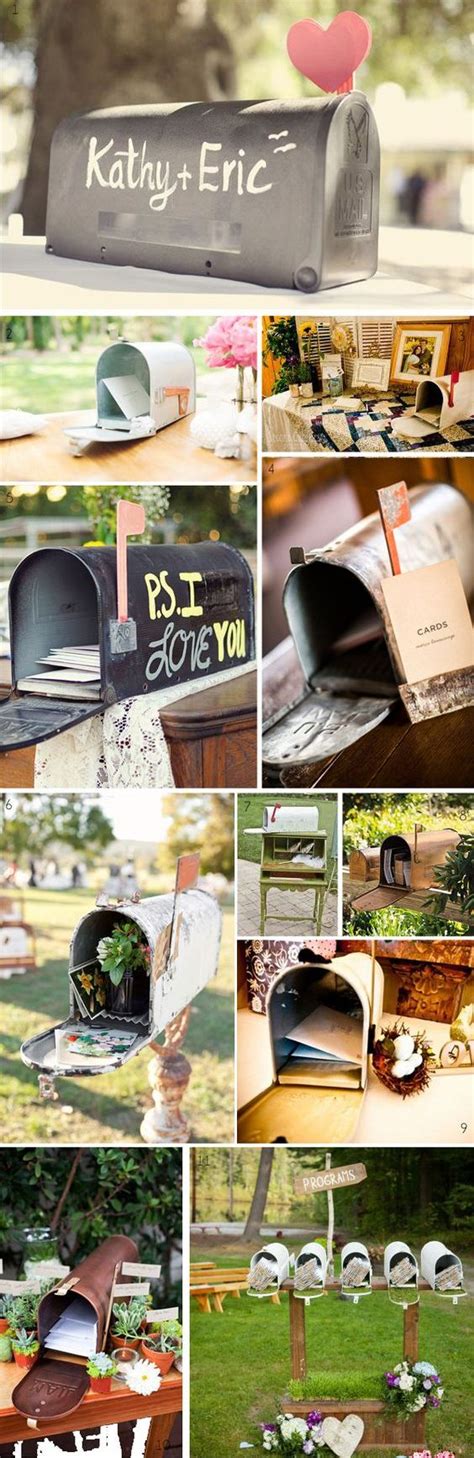 We are sure that mailboxes or postboxes will add some elegance and style to your wedding. 40 Wedding Mailbox Decorating Ideas | Ijabbsah