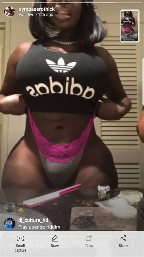 It is because it appears like a camel toe. Instagram curvy model, Symba flaunts her gigantic butt in ...