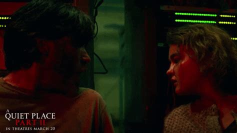 Find funny gifs, cute gifs, reaction gifs and more. Quiet Place Aqp GIF by A Quiet Place Part II - Find ...