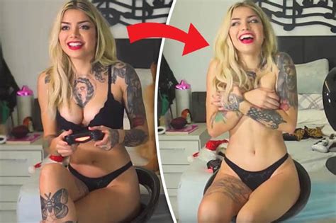 Naughty amateurs playing strip game. Sexy tattooed babe massively regrets playing strip fifa 17 ...