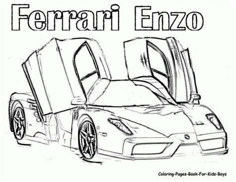 What does the word ferrari mean in cars? Coloriage Ferrari Enzo dessin gratuit à imprimer