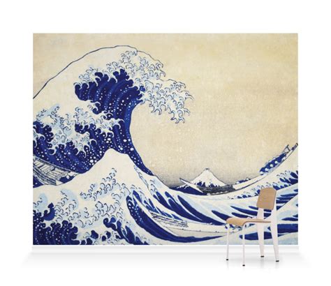 'The Great Wave' Wallpaper murals | Waves wallpaper, Wall art wallpaper, Mural wallpaper