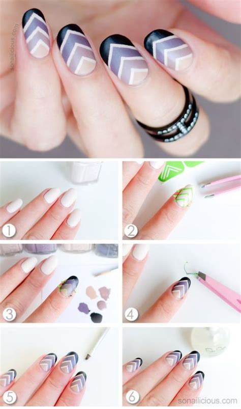 + 30 Geniales diseños de uñas faciles paso a paso, bonitas y originales.