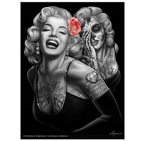 Maybe you would like to learn more about one of these? DGA David Gonzales Art Print Posters Lowrider Sugar Skull ...