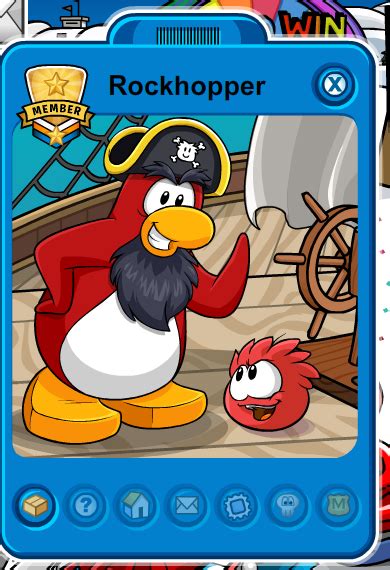 It's a virtual world where players live as penguins, earning coins to decorate their igloos, buy puffle pets, and date their classmates. Club Penguin: The Old Edition: New Rockhopper Player Card ...