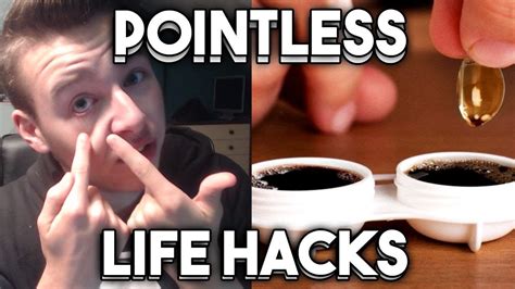 Most Pointless Life Hacks - YouTube