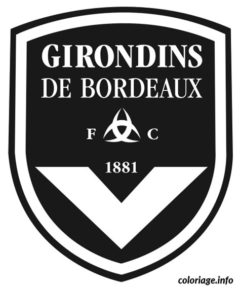 Bordeaux logo png bordeaux, or girondins de bordeaux, is the name of one of the oldest french football clubs, which was established in 1881. Coloriage Foot Logo Girondins De Bordeaux Dessin Foot à ...