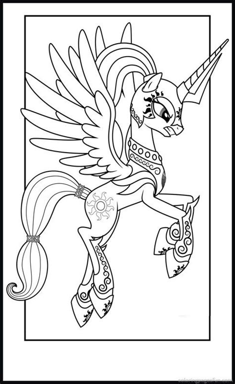 Princess Celestia Coloring Pages - Best Coloring Pages For ...