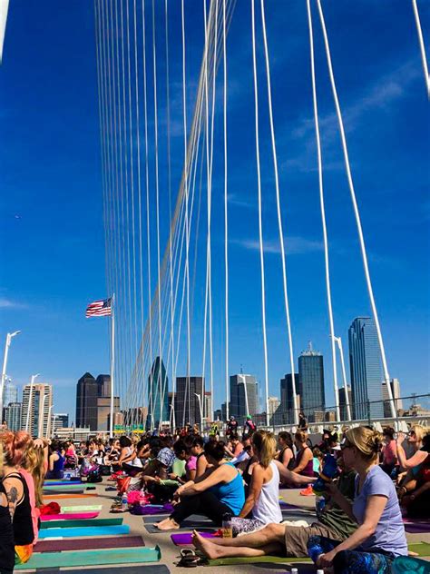 Maybe you would like to learn more about one of these? Yoga on the Bridge in Dallas - Patricia Heatherington.com