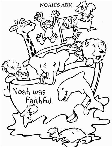 Teaching gideon bible story note to the class how gideon. Noahs Ark Coloring Pages | Sunday school coloring pages ...