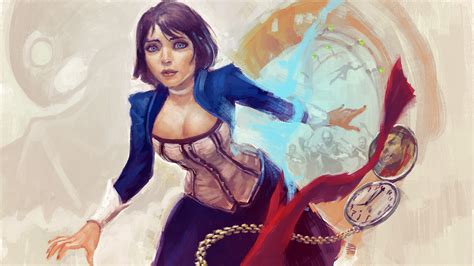 Also you can download wallpaper for mobile devices (iphone, smartphones and tablets). Bioshock Infinite Steampunk Girl Wallpapers HD / Desktop and Mobile Backgrounds