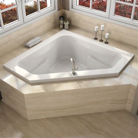 All of these are top quality material which are rarely used by others due to a relatively high cost. JACUZZI® Signature® 60" x 60" Corner Whirlpool Acrylic ...