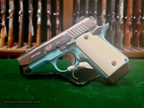 Dive deep into the color tiffany blue. Kimber Micro 9 Bel-Air Special Edition 9mm Pistol for sale