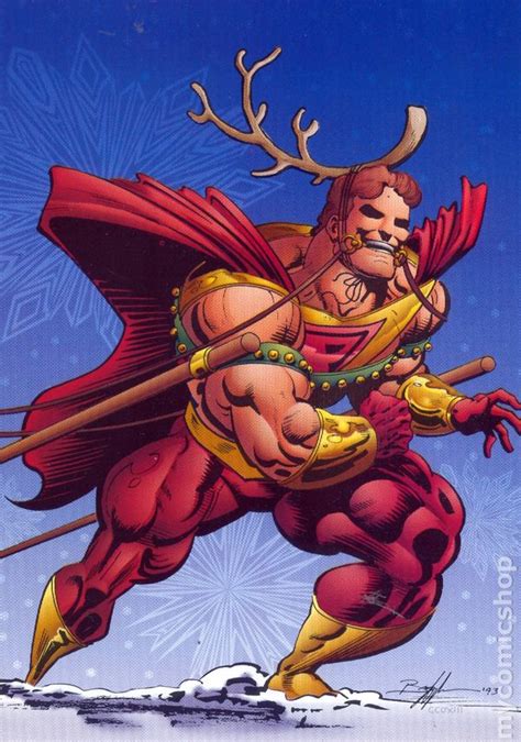 His cybernetic arm gives him an. Malibu Comics Christmas Card comic books