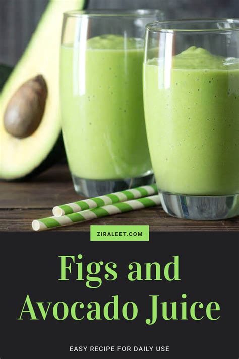 Scroll down below to take a look at some of the easiest juice recipes. Figs And Avocado Juice | Recipe | Easy Healthy Meal Recipes | Avocado juice, Avocado recipes ...