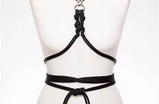 shibari rope choker megami detachable harness