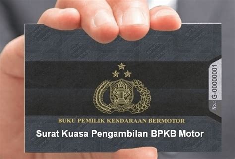 Demikian surat kuasa ini saya buat dengan kesadaran penuh dan tanpa ada paksaan dari pihak oh iya, surat ini bisa anda gunakan untuk pembayaran pajak kendaraan baik di kantor samsat di kalo di kantor bersama samsat jakarta timur ada fasilitas bayar pajak kendaraan bermotor drive thru. Cara Membuat Surat Kuasa Pengambilan BPKB Motor-TRIJAYAPART