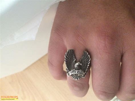 Charlie hunnam, katey sagal, theo rossi and others. Sons of Anarchy SOA screen used ring prop original TV ...