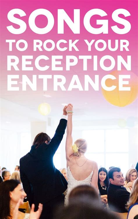 Don't fret, we're here to help and make everything music related easy and stress free (besides, music is the best part right?!). 25 Unexpected Reception Entrance Songs That Will Guarantee a Good Time (A Practical Wedding ...