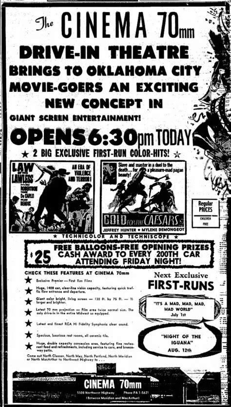 Bobby vinton sings great motion picture themes is bobby vinton's twelfth studio album, released by epic records. Cinema 70 Drive-In in Oklahoma City, OK - Cinema Treasures