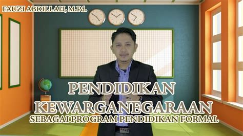 Matlamat pendidikan tidak formal : Pendidikan Kewarganegaraan sebagai Program Pendidikan ...