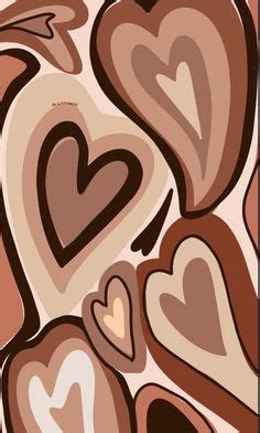 Search free heart wallpapers on zedge and personalize your phone to suit you. Latte love wallpaper, brown hearts wildflower case | Cute ...