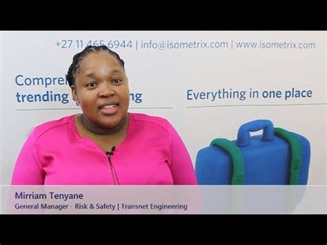 Transnet engineering's principal objective is to meet and exceed all its commitments and obligations, and the expectations of all its stakeholders. IsoMetrix client testimonial - Transnet Engineering - YouTube