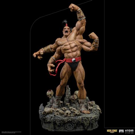 Onaga, shao kahn, quan chi ve shang tsung bu gücü elde etmek için hep birlikte goro ya saldırırlar. Mortal Kombat GORO Gets Iron Studios Statue | Figures.com