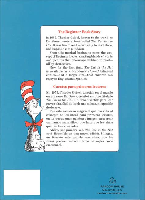 Bzhasuoapbook pdf download the cat in the hat comes back by dr. Cat in the Hat in English and Spanish | Random House ...