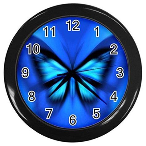 Common causes are a server that is down for maintenance or that is overloaded. Butterfly Blue Wallpaper Wall Clock Black -- Check out the ...