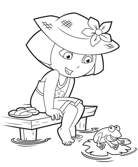 Click the dora loves boots coloring pages to view printable version or color it online (compatible with ipad and android tablets). Dora Coloring Pages! Backpack, Diego, Boots, Swiper! Print ...