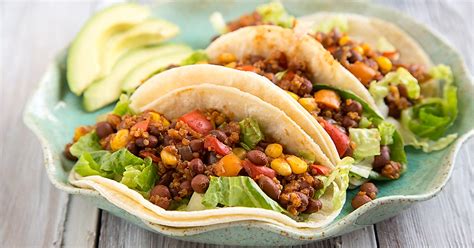 Here is the quinoa taco meat recipe you can add it to a tostada ,taco shell or anything you desire. Pinquito Bean and Quinoa Taco Filling | Recipe from ...