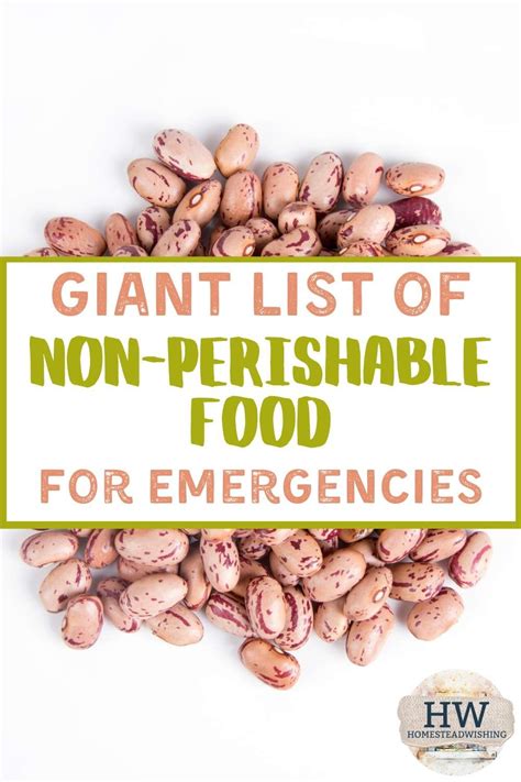 We suggest the following items when selecting emergency food supplies. Pin on Best of Homestead Wishing