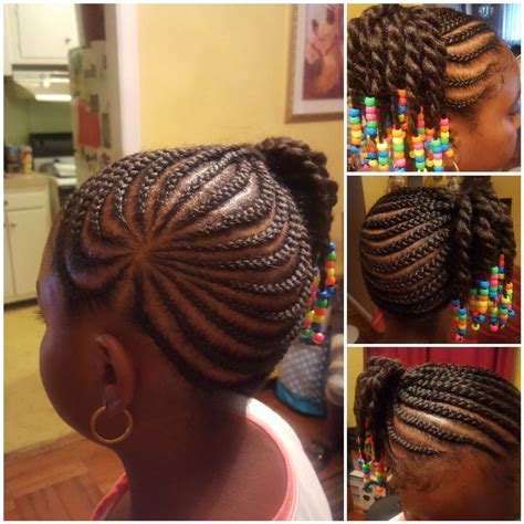 One braid or two braids is a universal hairstyle for kids, but it may look too banal. Braids & Beads | Kid braid styles, African braids hairstyles, Kids hairstyles